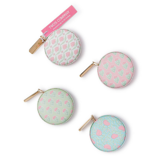 Two's Company - Floral Block Print Measuring Tape - Findlay Rowe Designs