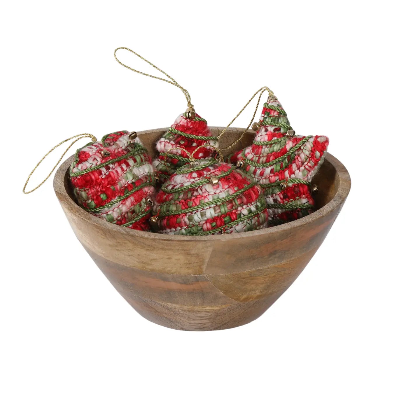 Ornament - Ribbon Heart with Jingle Bells