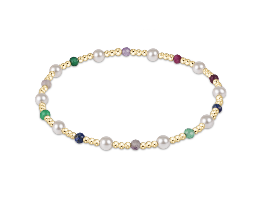 Enewton - Extends Pearl Sincerity Pattern 4mm Bead Bracelet - Hot Mess Fall 25