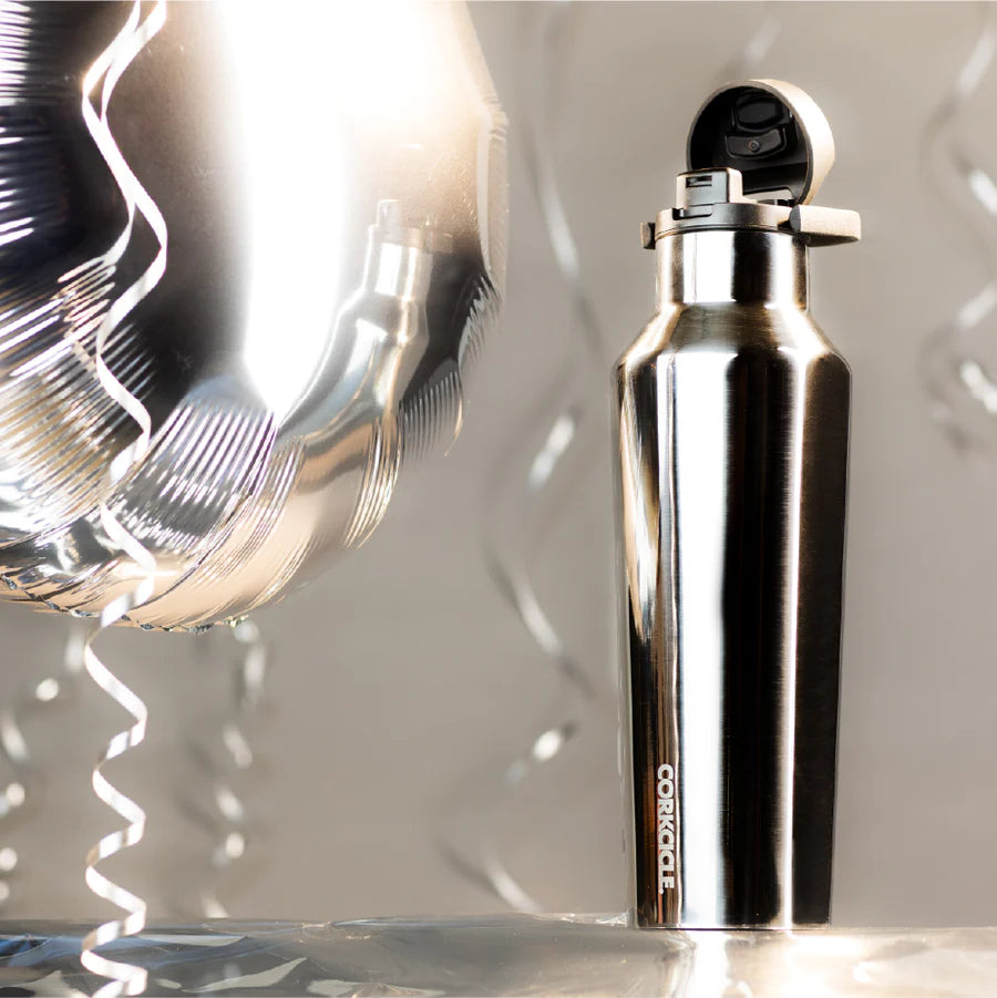 Corkcicle - 20oz Sport Canteen - Metallic Tungsten - Findlay Rowe Designs