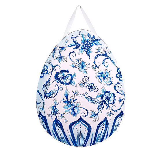 Rosanne Beck - Door Hanger - Posh Blue Egg - Findlay Rowe Designs