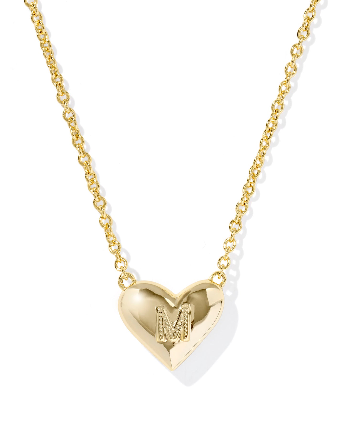 Kendra Scott - Necklace - Ari Heart Letter - Gold Short Pendant