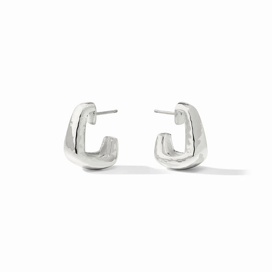 Julie Vos - Earrings - Sahara Hoop - Silver
