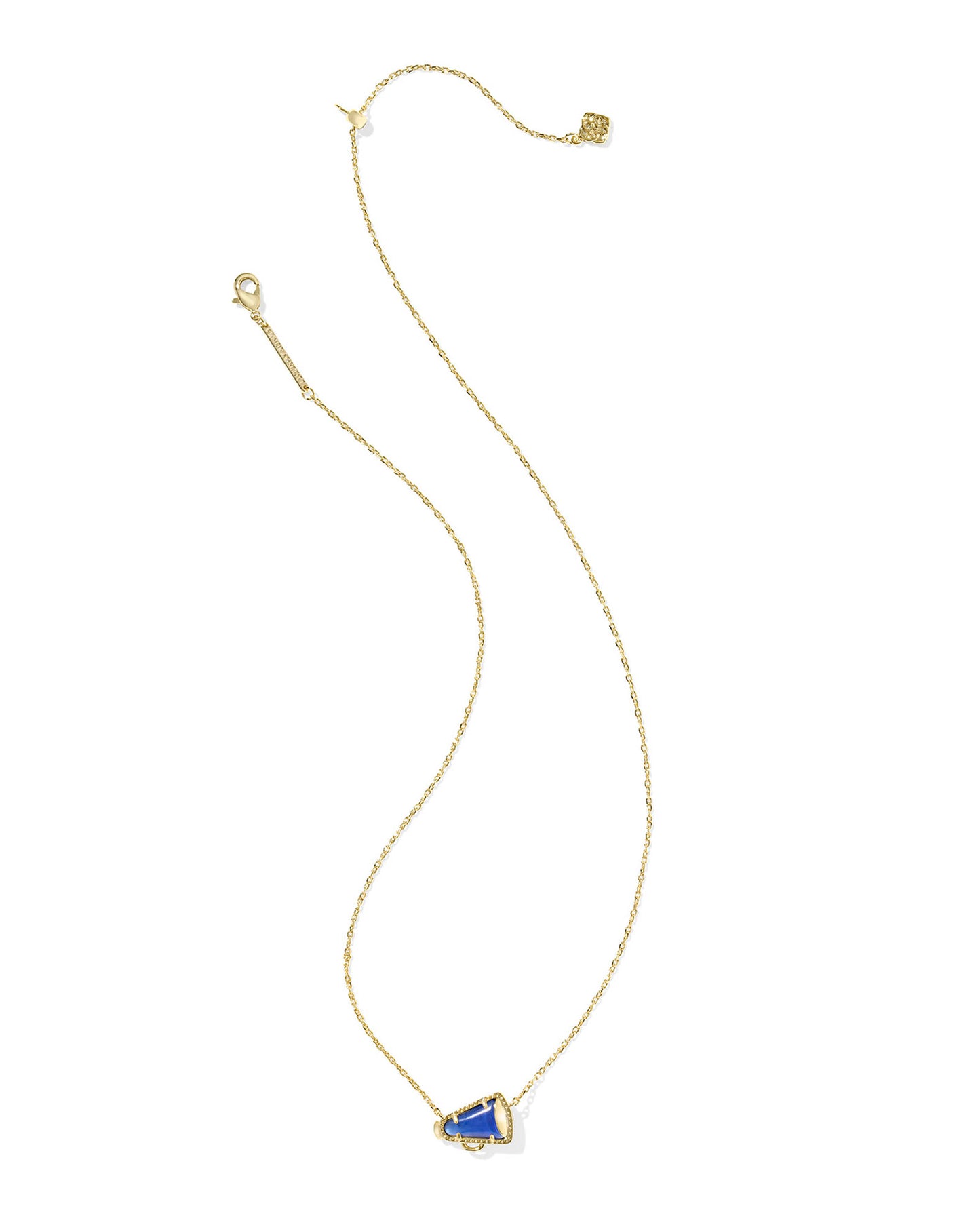 Kendra Scott - Necklace - Cheer Short Pendant - Gold Cobalt Illusion. - Findlay Rowe Designs