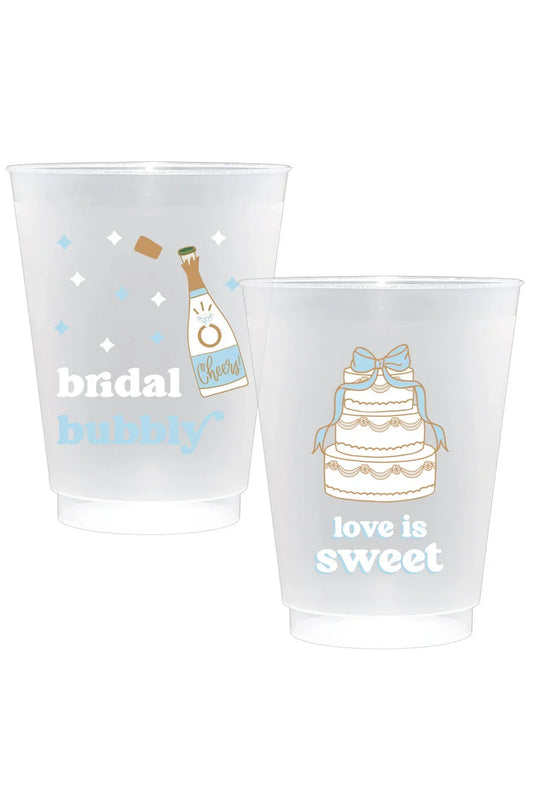 Canvas - Frosted Party Cup - Double Sided - Wedding - Findlay Rowe Designs