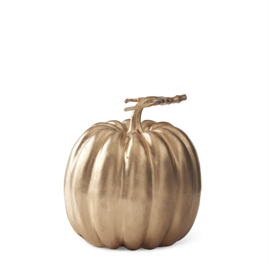 Figurine - Gold Pumpkin - 7.75