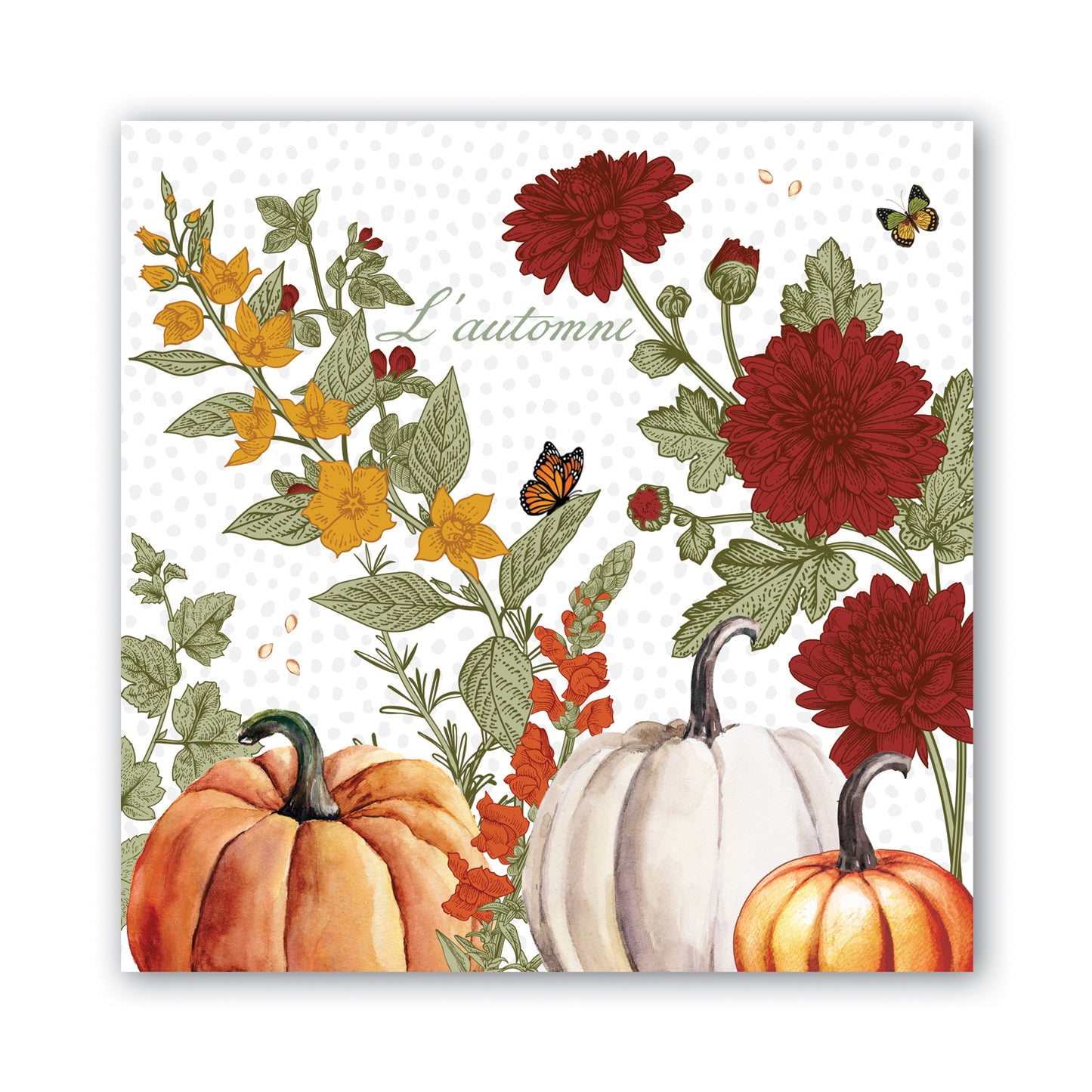 Michel Design Works - Luncheon Napkin - Pumpkin Delight - Findlay Rowe Designs