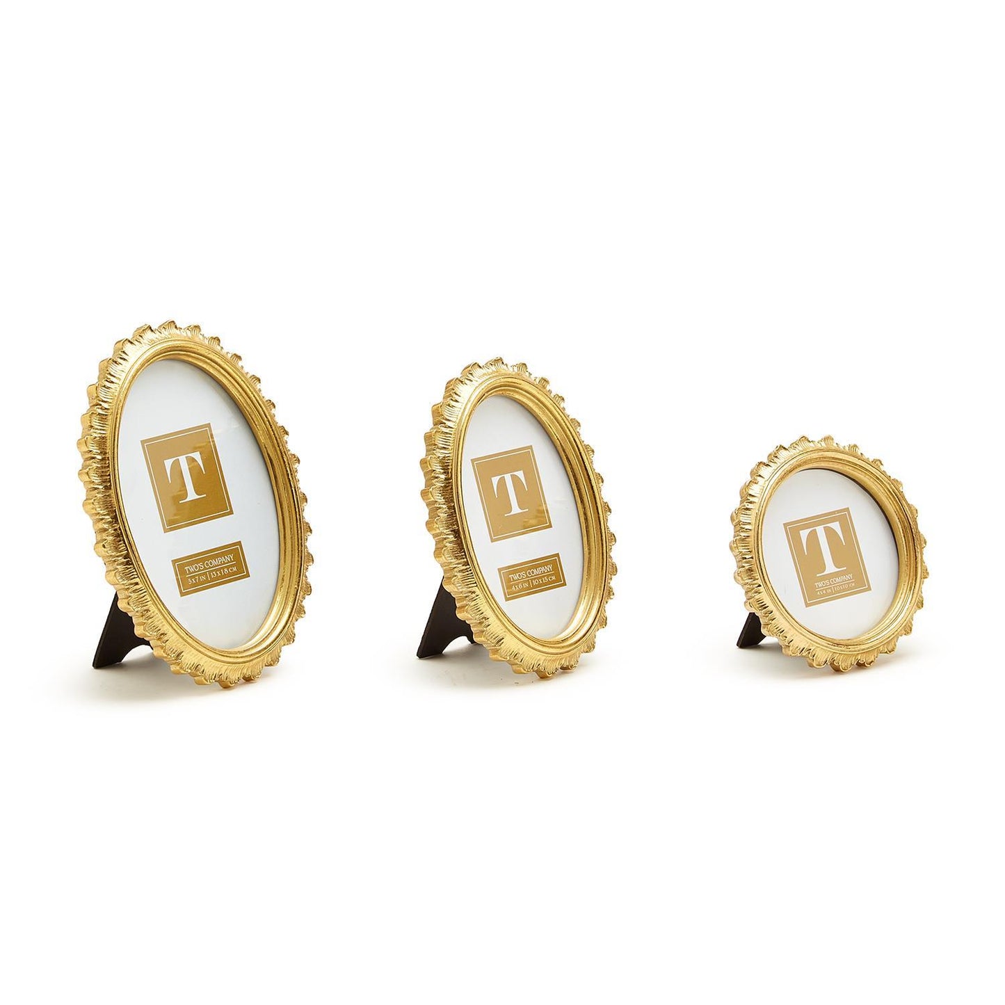 Gold Falcate Photo Frame 4x4/4x6/ 5x7 - Findlay Rowe Designs