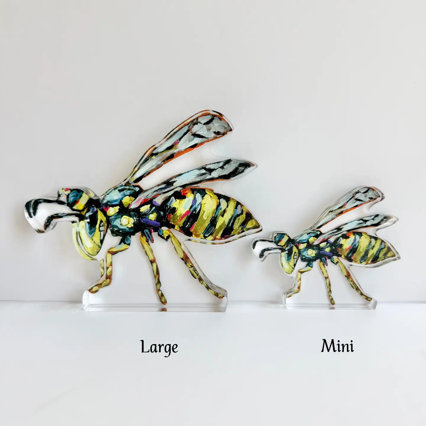 Chelsea McShane - Acrylic Block - Yellow Jacket - Mini - Findlay Rowe Designs