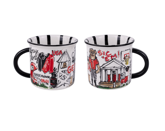 Glory Haus - Coffee Mug - UGA Landmark - Findlay Rowe Designs