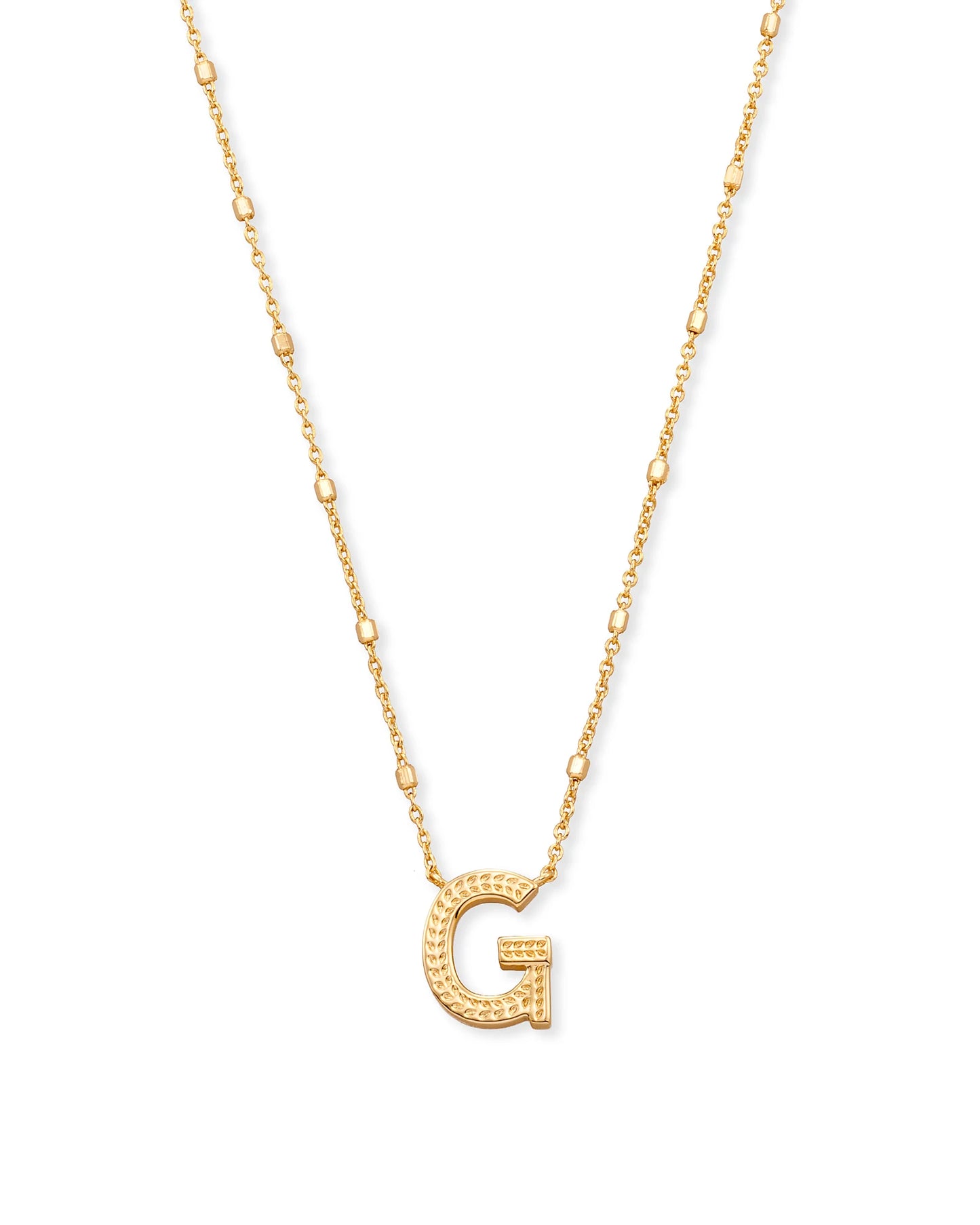 Kendra Scott - Necklace - Letter Pendant - Gold - Findlay Rowe Designs