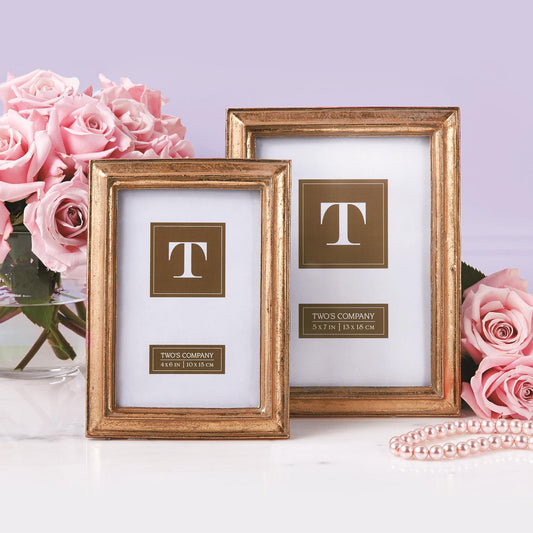 4x6 or 5x7 Chatelet Frame - Gold Leaf