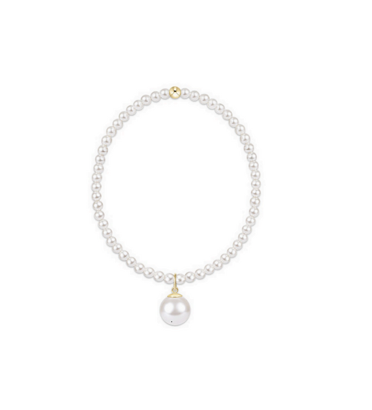 Enewton - Extends - Classic Pearl 3mm Bead Bracelet - Classic Pearl 10mm Charm - Findlay Rowe Designs