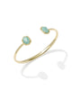 Kendra Scott - Bracelet - Daphne Gold Frame Cuff - Teal Amazonite - Findlay Rowe Designs