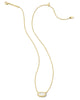Kendra Scott - Necklace - Ellie Gold Stud - Grayson Gold Pendant - Ivory Mother of Pearl - Findlay Rowe Designs