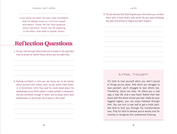 Yours Not Hers: 40 Devotions to Stop Comparisons and Love Your Life - Findlay Rowe Designs