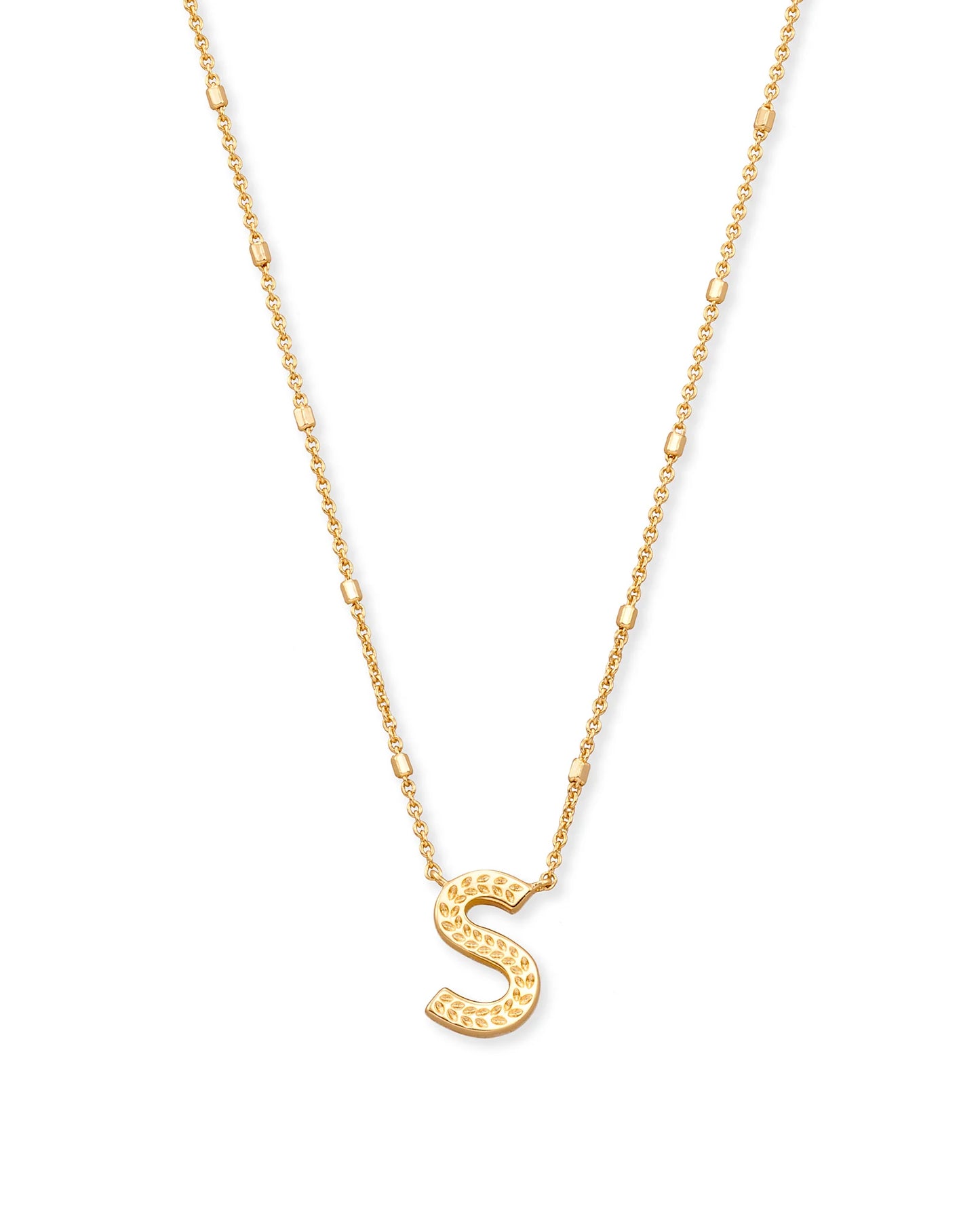 Kendra Scott - Necklace - Letter Pendant - Gold - Findlay Rowe Designs