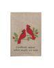 Mud Pie - Christmas Embroidered Towel - Cardinal