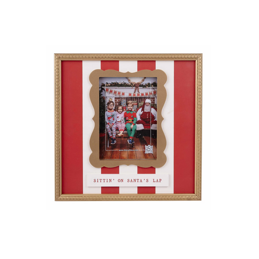 Glory Haus - 5x7 Frame - Sittin on Santa's Lap - Findlay Rowe Designs