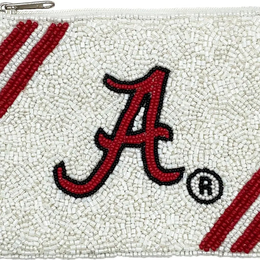 Beaded Pouch - University of Alabama - Findlay Rowe Designs
