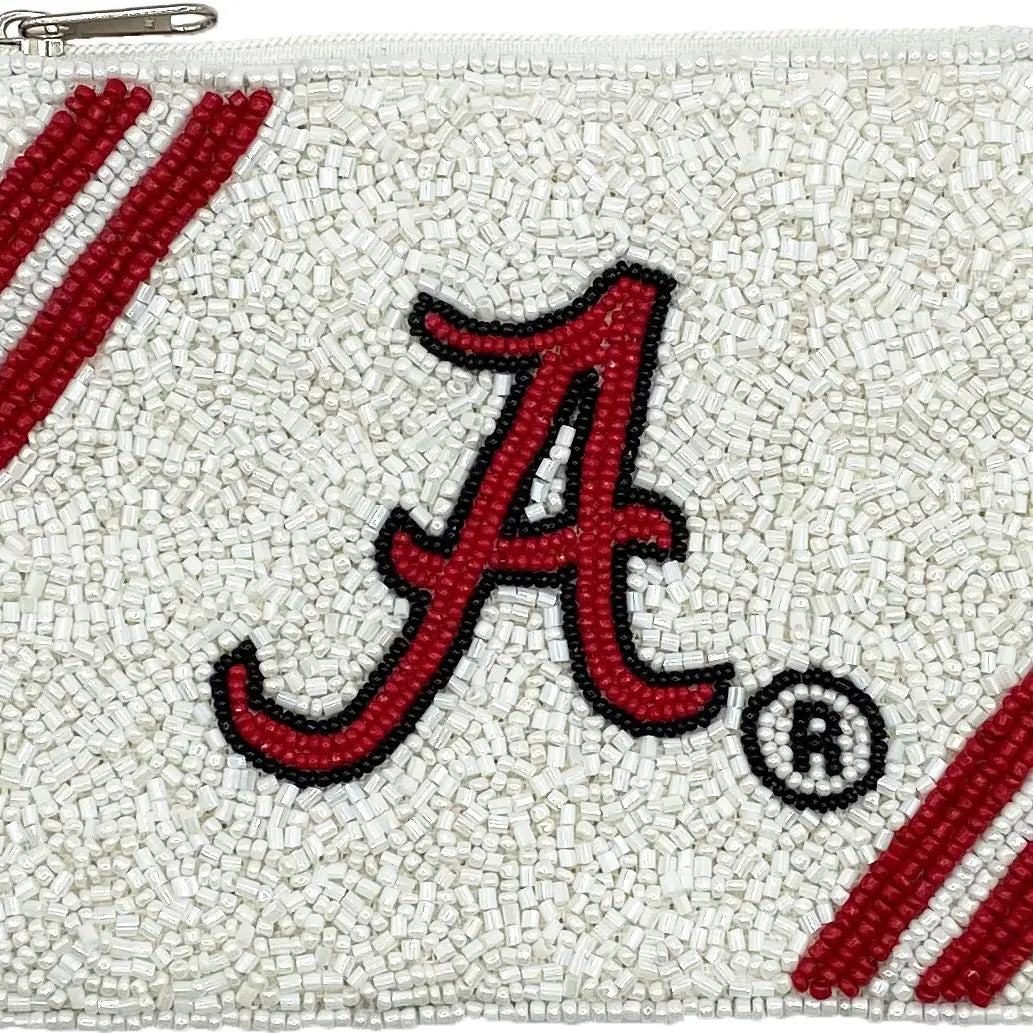 Beaded Pouch - University of Alabama - Findlay Rowe Designs