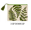 Pouch - Cotton Canvas - Fanciful Fern - Findlay Rowe Designs