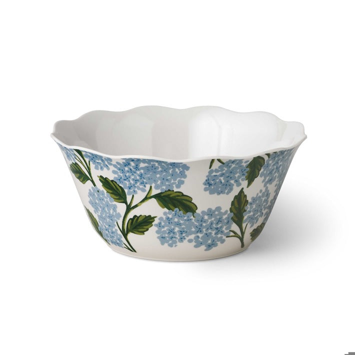 Rifle Paper Co - Melamine Serving Bowl - Hydrangea