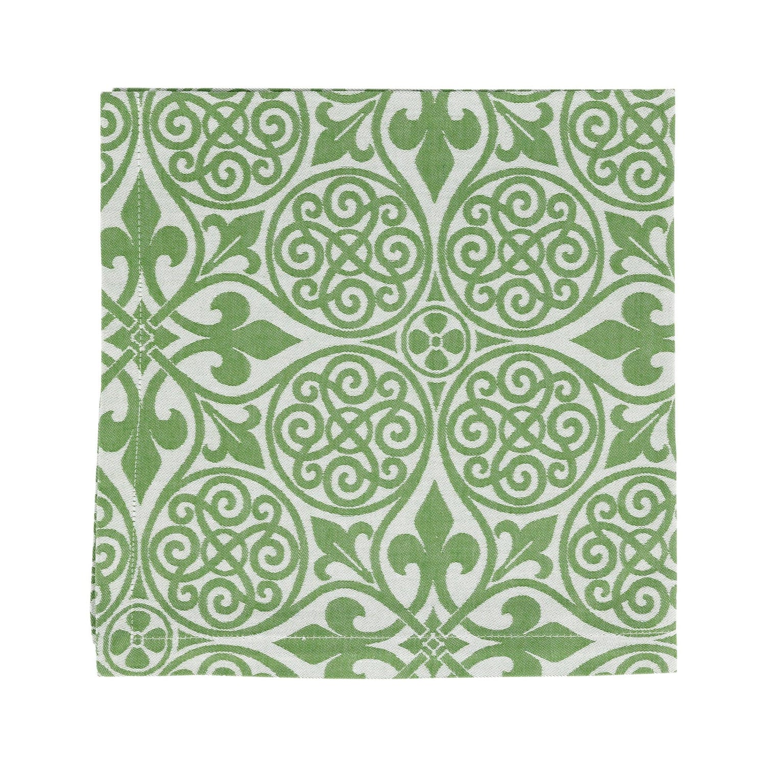 Vietri - Table Runner - Cloth - Damask Green - Findlay Rowe Designs