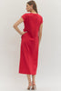 Entro - Dress - Mini Wrap Tie - Red - Findlay Rowe Designs