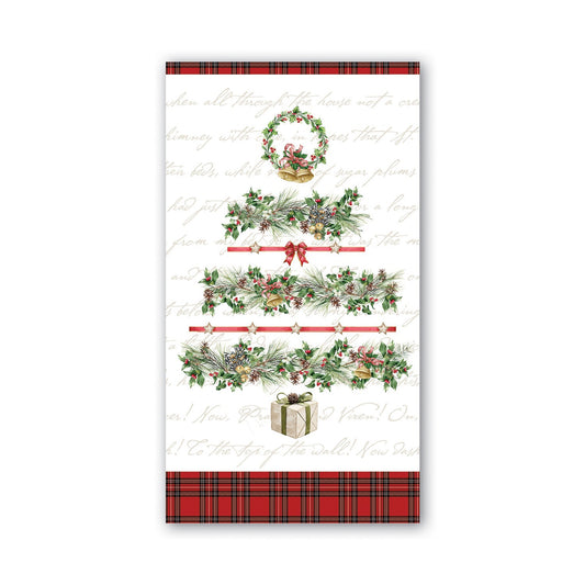 Michel Design Works - Guest Towel Napkin - Holiday Garland - Findlay Rowe Designs