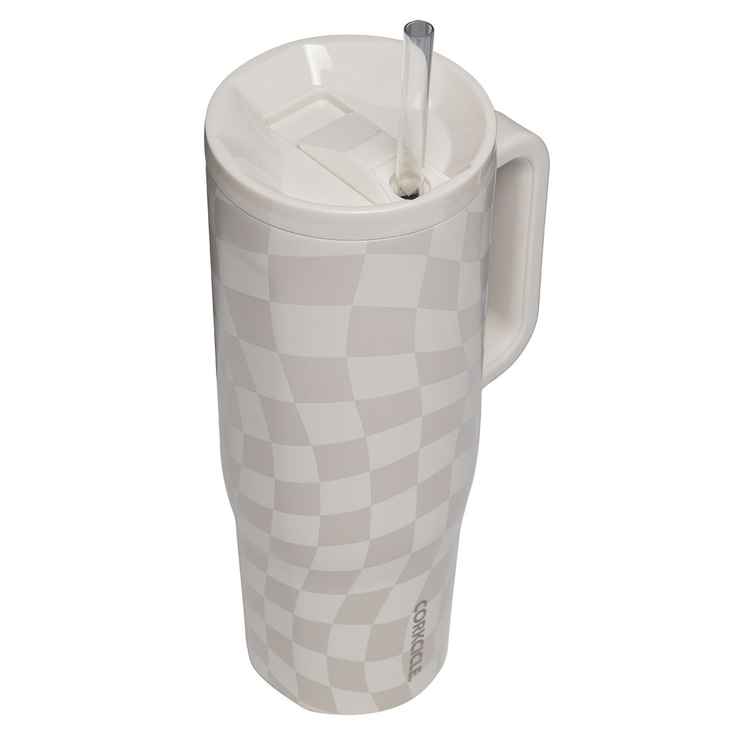 Corkcicle - Cruiser 40oz - Wavy Checkerboard - Neutrals - Findlay Rowe Designs