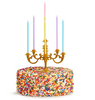 Two's Company- Candelabra Cake Topper