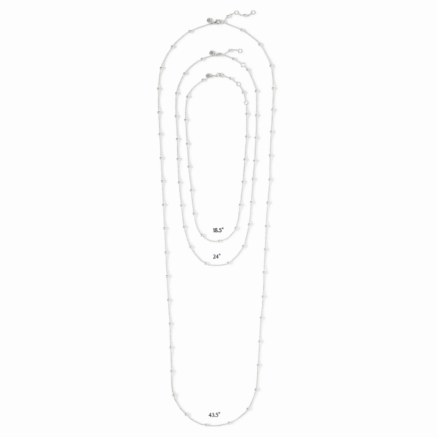Julie Vos - Necklace - Solara Delicate Station - 24in - Findlay Rowe Designs
