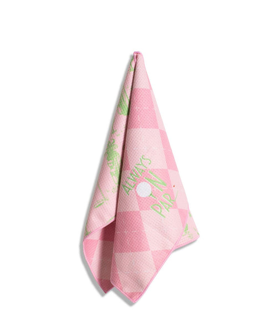 Royal Standard - Waffle Sports Towel - On Par - Pink