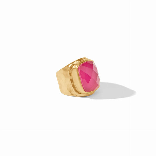 Julie Vos - Size 8 Tudo in Iridescent Raspberry r Statement Ring - Findlay Rowe Designs