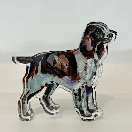 Chelsea McShane - Acrylic Shelfie - English Springer Spaniel - Mini - Findlay Rowe Designs