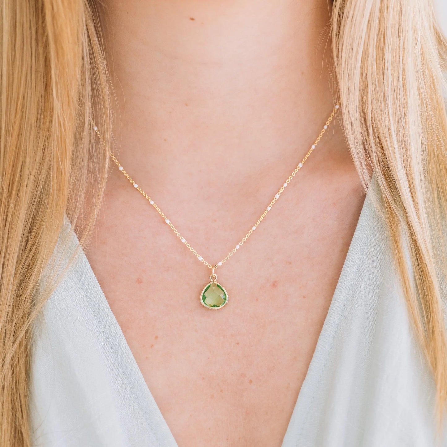 Inspired Designs - Necklace - Bright Skies - Green - Findlay Rowe Designs