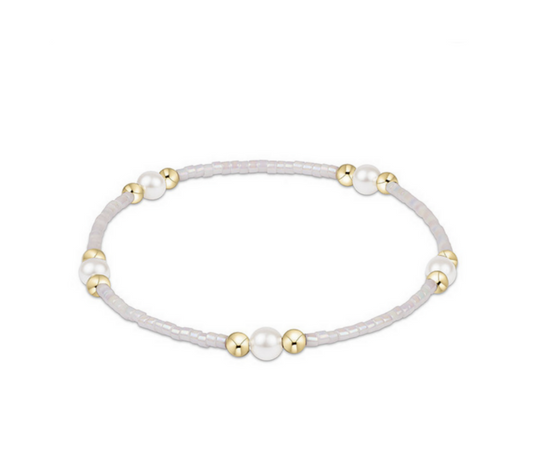 Enewton - Hope Purpose Pearl Bracelet - Silky White - Findlay Rowe Designs