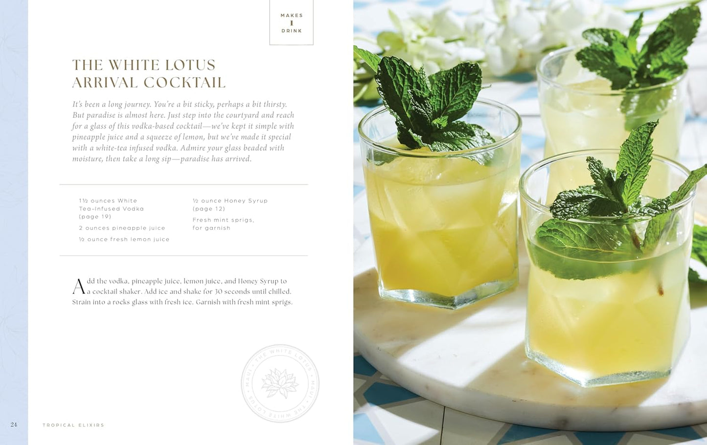 The White Lotus Official Cocktail Collection - Findlay Rowe Designs