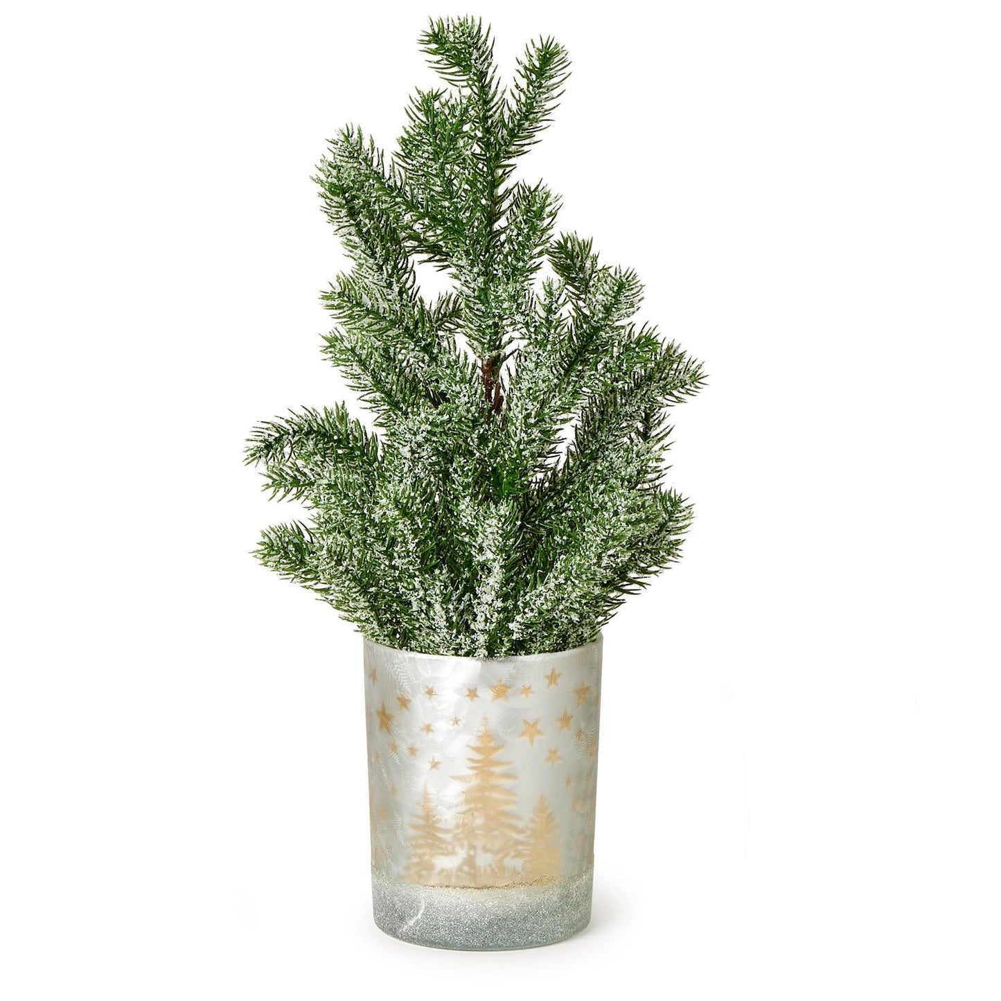 Candleholders - Tealight Frosted Forest Whimsy