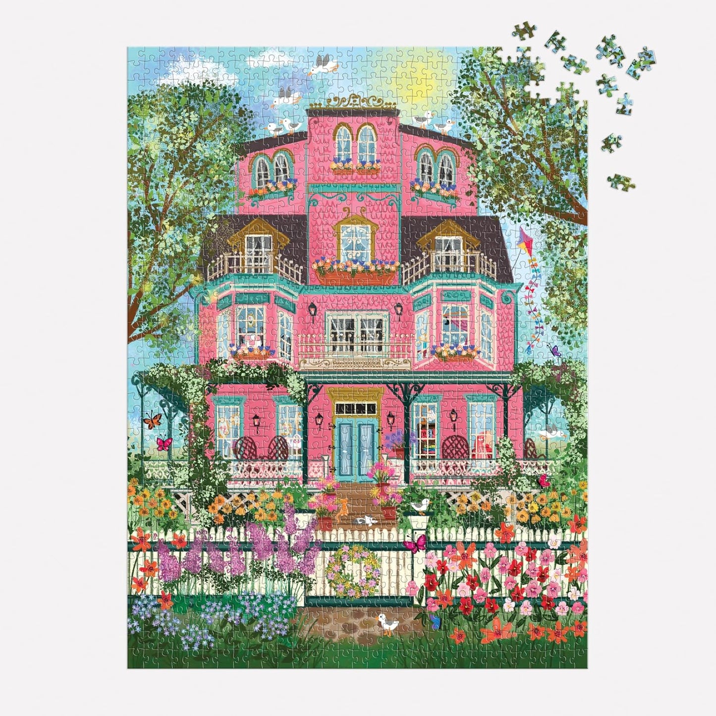 Puzzle -Galison Victorian Manor Foil - 1000 Piece
