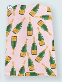 Taylor Paladino - Towel - Champagne Bottles
