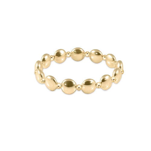 Enewton - Honesty Gold Grateful Pattern 10mm Bead Bracelet - Findlay Rowe Designs