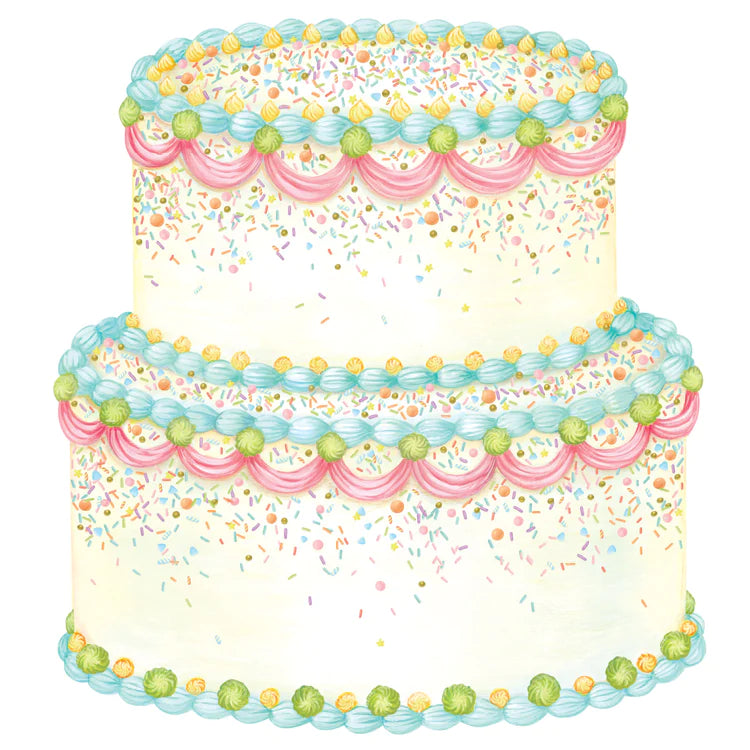Hester & Cook - Placemat - Die-Cut Birthday Cake - Findlay Rowe Designs