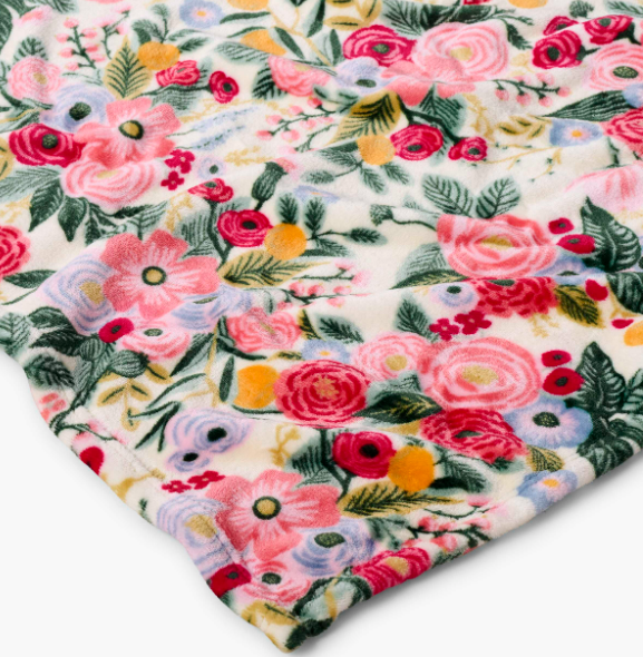 Rifle Paper Co - Fleece Blanket - Garden Party - Findlay Rowe Designs