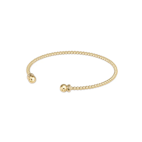Enewton - Classic Gold 2mm Bead Cuff - Gold - Findlay Rowe Designs