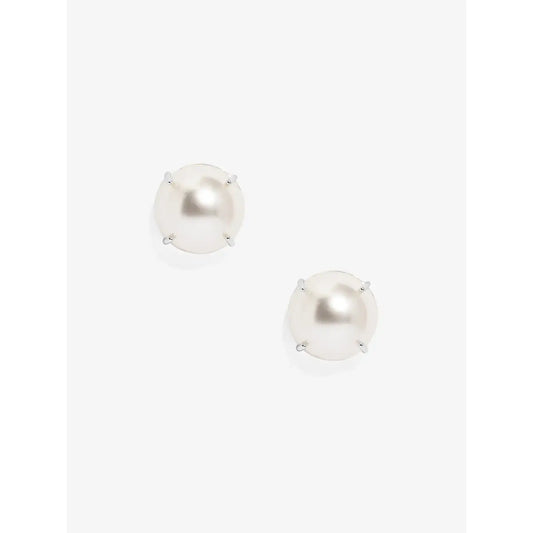 Earring - Pearl Stud - Silver - Findlay Rowe Designs