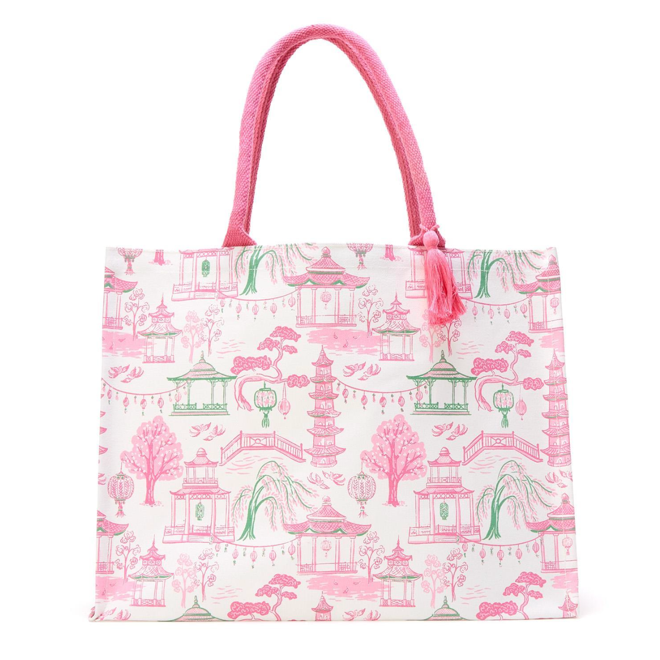Tote - Mahjong Block Print - Findlay Rowe Designs