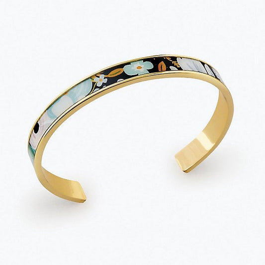 Garden Party Blue Skinny Cuff