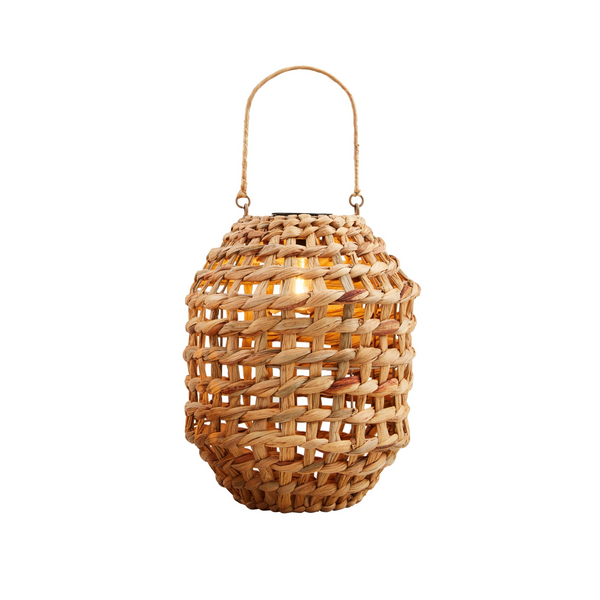 Mud Pie - Light Up Woven Mini Lantern